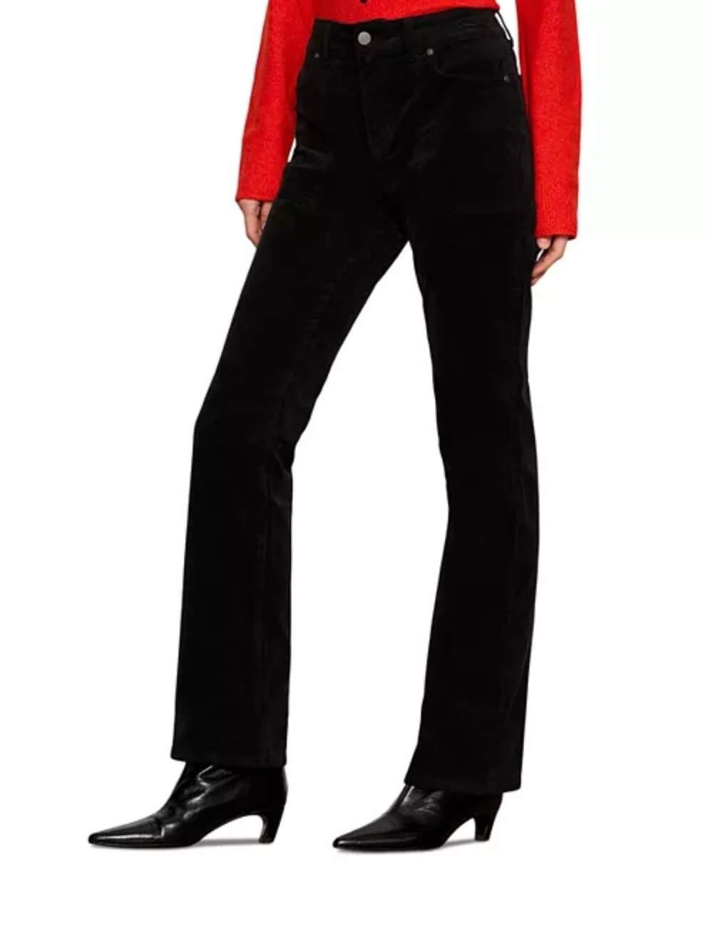 Sanctuary High Waist Stretch Cotton Corduroy Bootcut Pants, Size 30